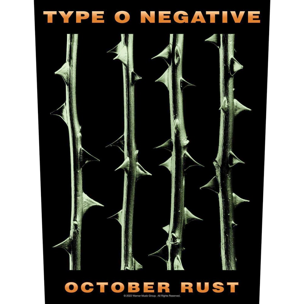 Type O Negative - October Rust Rugpatch - Zwart
